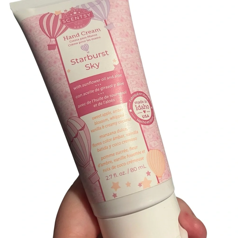 Scentsy Starburst‎ Sky Hand Cream 2.7 oz New Sealed Sunflower Oil Aloe USA